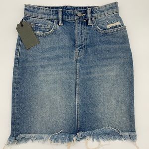 All Saints denim skirt